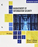 Management Of Information Security, Loose-leaf Version - 5th Edition - by Michael E. Whitman, Herbert J. Mattord - ISBN 9781337685696