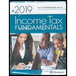 INCOME TAX FUND.2019 (LL)-TEXT - 19th Edition - by WHITTENBURG - ISBN 9781337703086