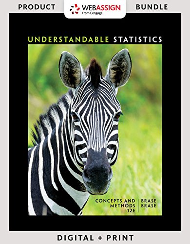 Bundle: Understandable Statistics: Concepts And Methods, 12th + Jmp Printed Access Card For Peck's Statistics + Webassign Printed Access Card For ... And Methods, 12th Edition, Single-term - 12th Edition - by Charles Henry Brase, Corrinne Pellillo Brase - ISBN 9781337758925