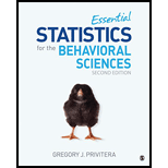 EBK ESSENTIAL STATISTICS FOR THE BEHAVI - 2nd Edition - by PRIVITERA - ISBN 9781506386294