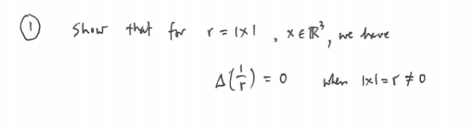 Show that for r=1x1
XER²,
A( 7 ) = 0
we have
when 1x1=1 #0