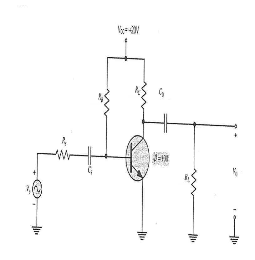 Voc = +20V
R
B=100
