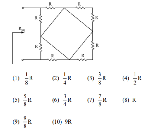 R
Rea
(1) R
(2) -R
(4) R
(3)
R
8
5
(5) R
(6) 를R
(7) R
(8) R
8
(9)
(10) 9R
R.
