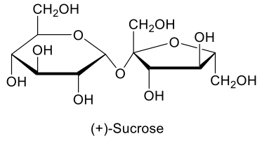 CH2OH
CH2OH
OH
OH
OH
CH2OH
ÓH
OH
(+)-Sucrose
