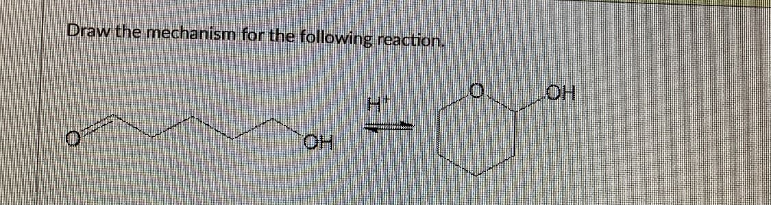 Draw the mechanism for the following reaction.
HOI
FI HO
