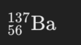 137 Ba
56