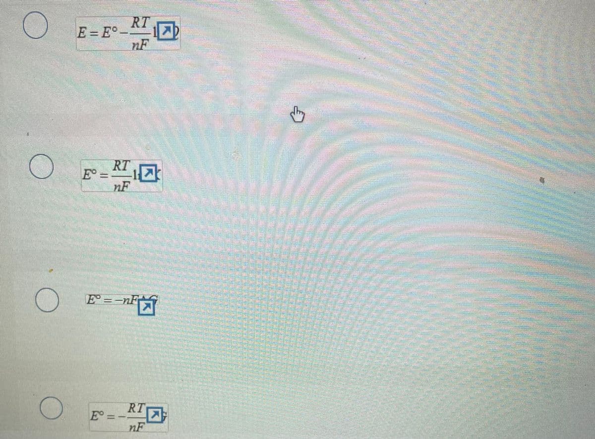 E=Eº
OF
O
E° =
RT
nF
RT
nF
E-nF
E° =
E
RT
nF
)
Stry
fes
- સની ડિગ
m
B
rate
HITTETEAD
fesses
millesim