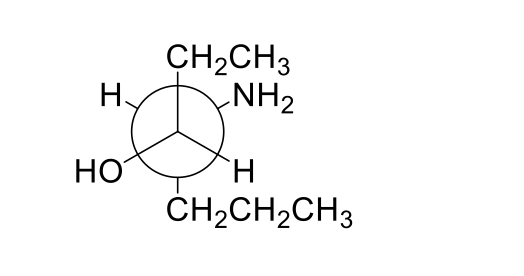 HO H
CH2CH3
H.
NH2
HO
H.
ČH2CH2CH3
