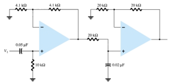 4,1 ka
4.1 ka
20 k2
20 k2
20 ka
0.05 uF
10 k2
c0.02 µF
