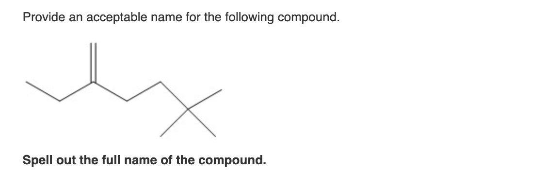 Provide an acceptable name for the following compound.
سيد
Spell out the full name of the compound.