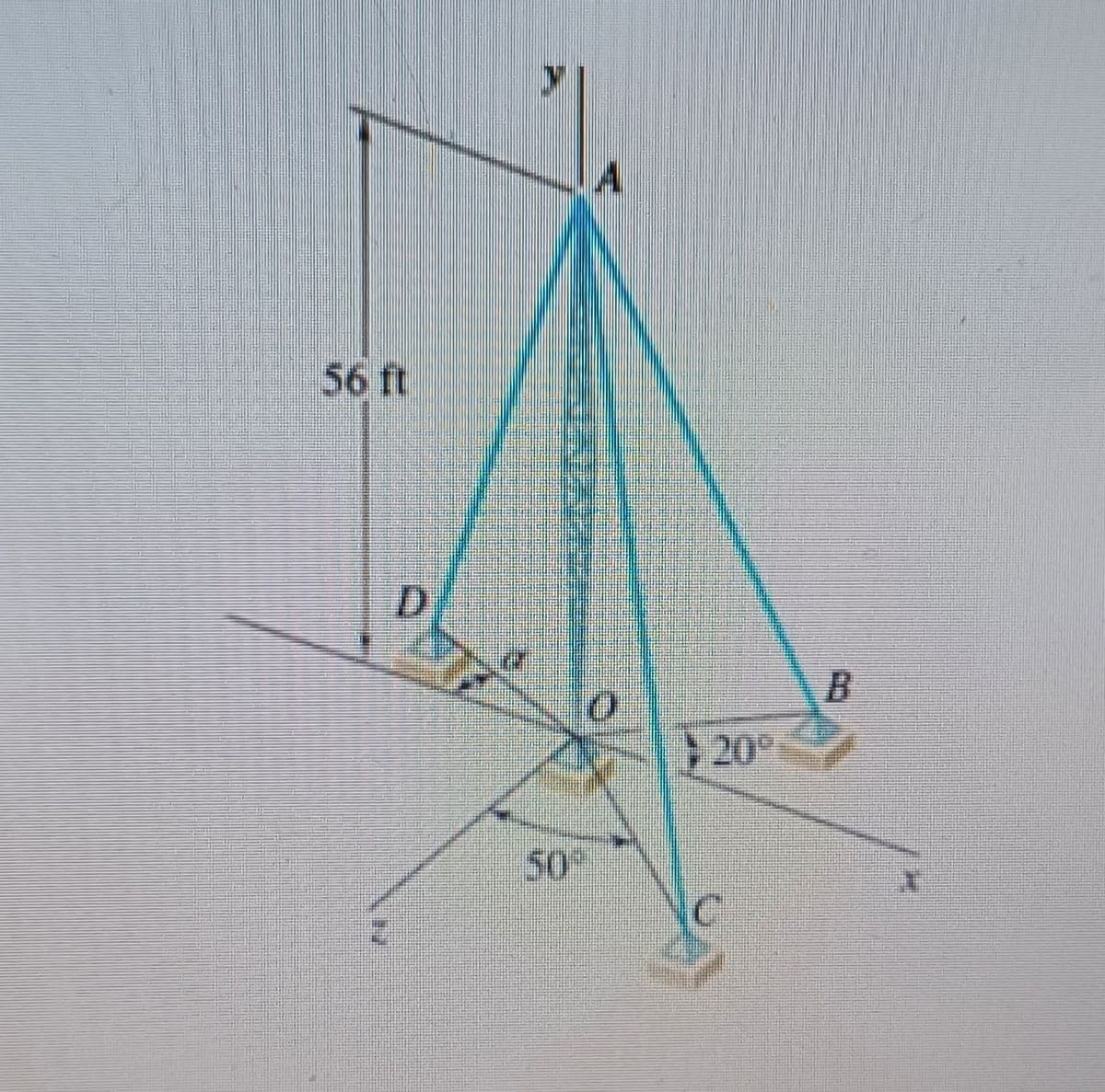 56 ft
D.
20°
50
