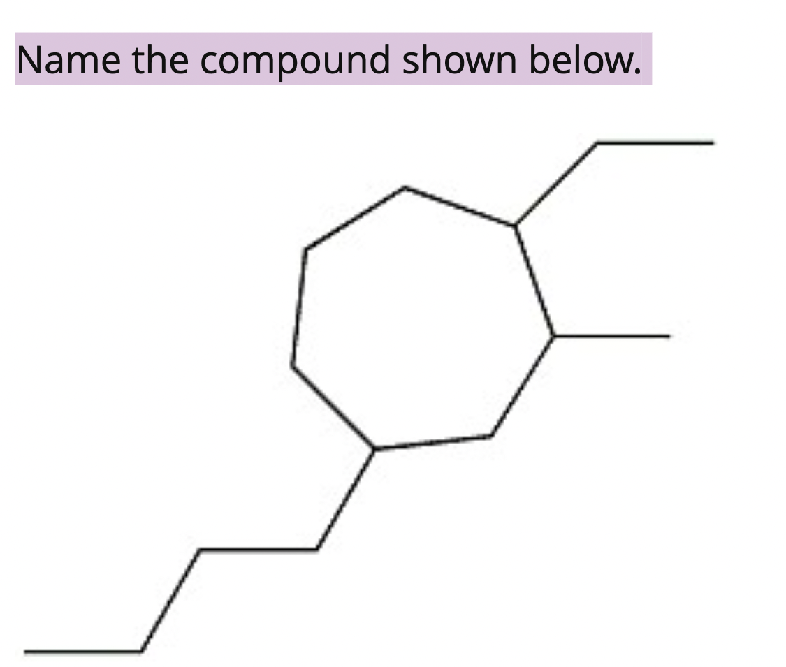 Name the compound shown below.