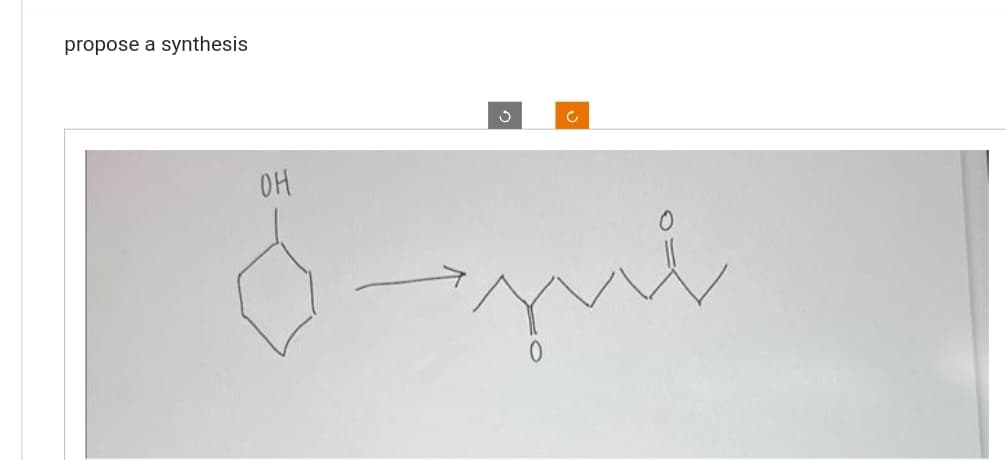 propose a synthesis
OH
qui