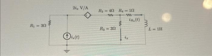 R₁-30
www
2i, V/A
↑i.(t)
41.
E
R₂-40 R4 1n
www
Www
R₁-302
H
in, (t)
L-1H