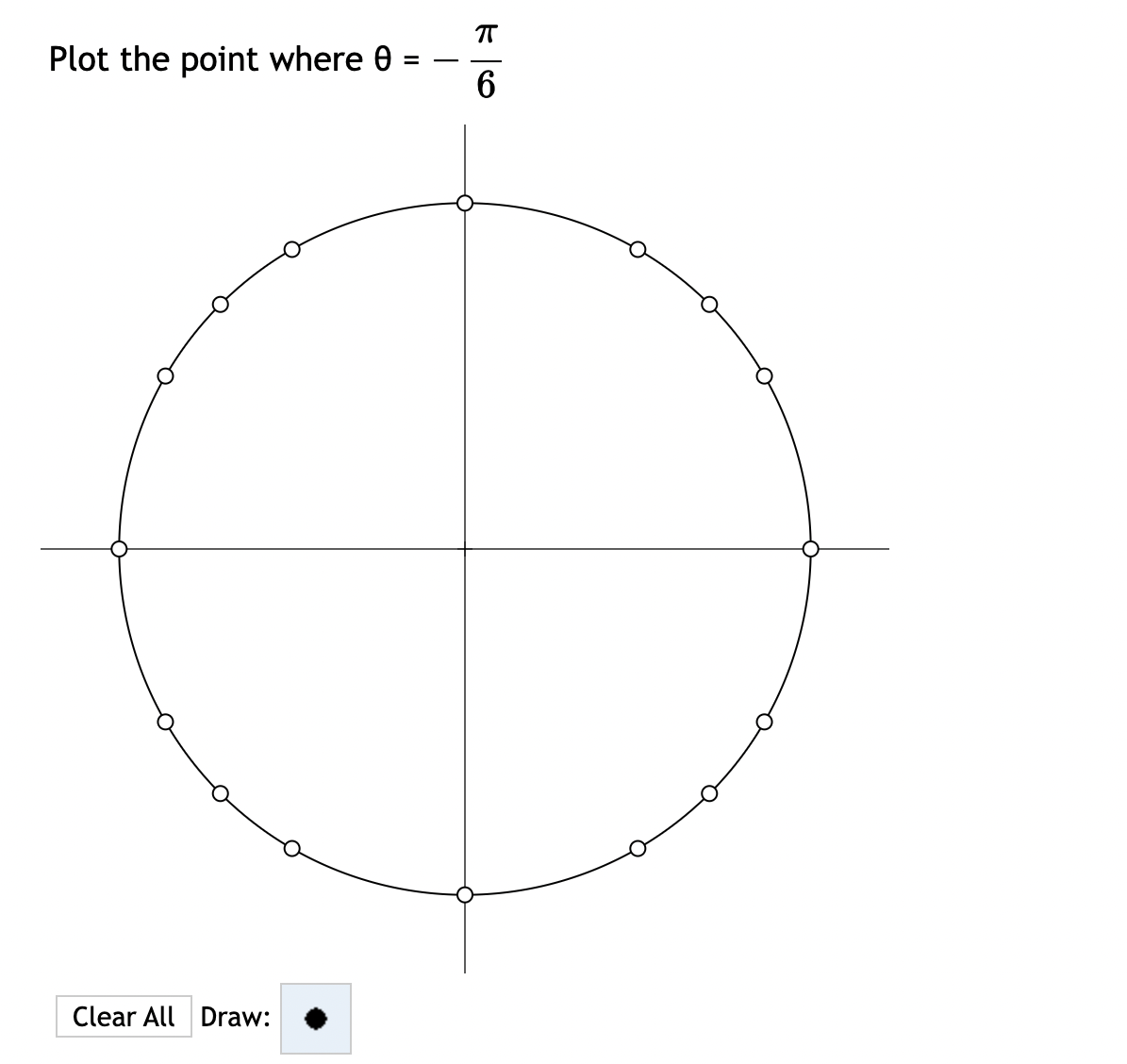 Plot the point where 0
Clear All Draw:
76
8