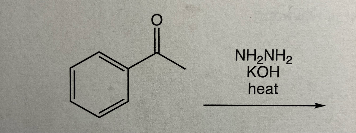 NH2NH2
KOH
heat