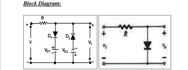 Block Diagram:
R
ww
R
D1.
D,
V
Vo
V81
V82
