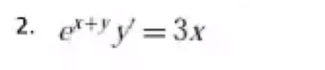 2. er+Y y = 3x
