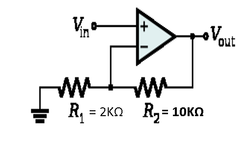 V.
out
ww
R, = 2KO
R,= 10KO
