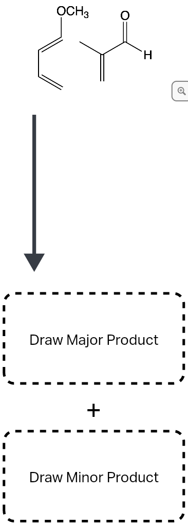 OCH3
Draw Major Product
+
Draw Minor Product
