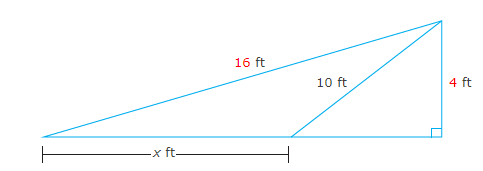 x ft-
16 ft
10 ft
LI
4 ft