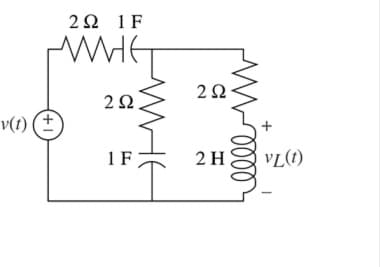 v(t) (
2Ω 1F
WHE
2Ω
1 F
2Ω
eeee
2Η |
VL(t)