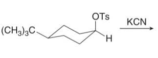 OTs
KCN
(CH3)3C.
H.
