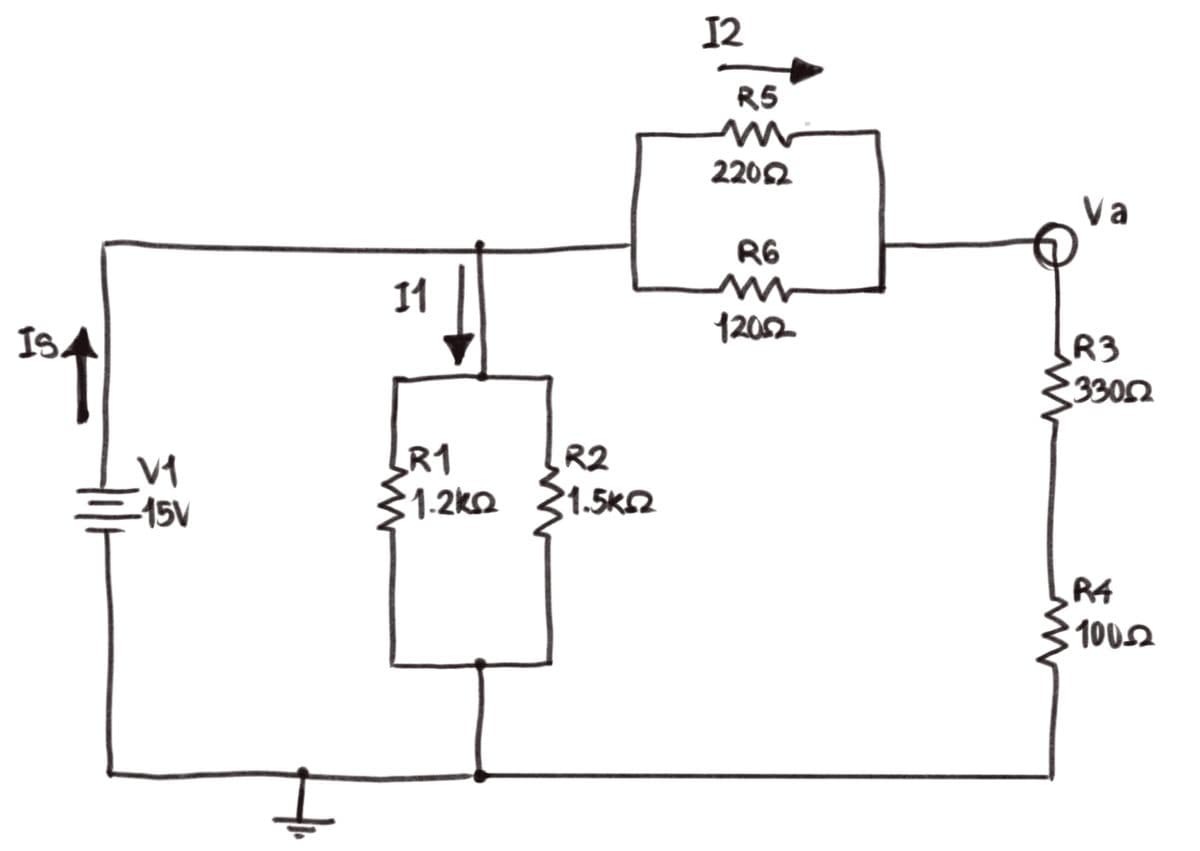 ↑
Is.
V1
=15V
11
LR1
1.2ΚΩ
R2
1.5K62
12
R5
22002
R6
12052
Va
R3
33002
R4
10052