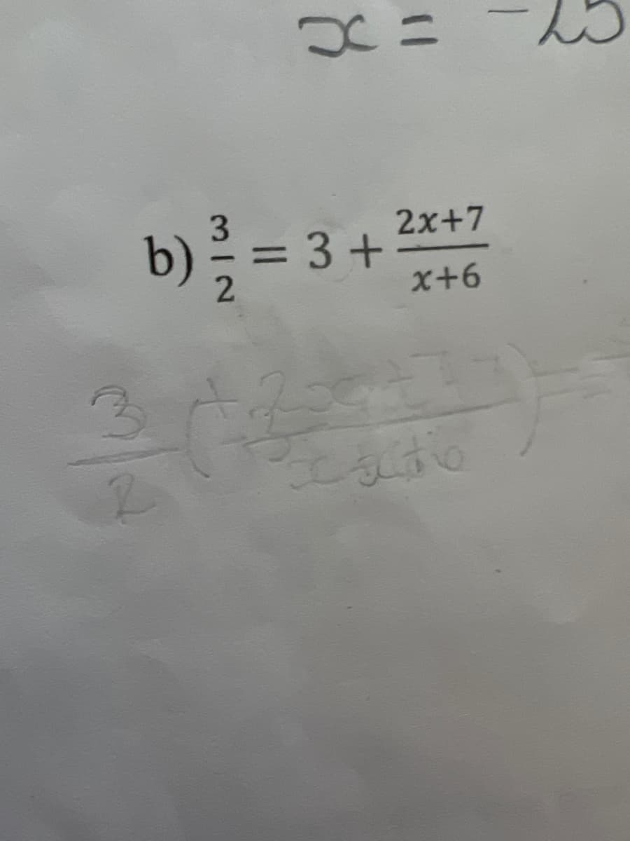b) 3 = 3
2
A
x-
2x+7
x+6
1
مانند
