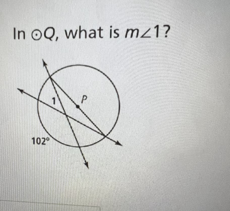 In OQ, what is mz1?
102°
TA
P