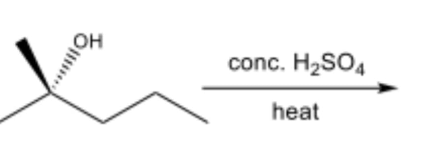 он
conc. H2SO4
heat
