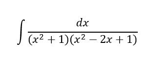 dx
(x2 + 1)(x2 — 2х + 1)
