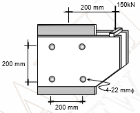 200 mm
150kN
200 mm
<422 mme
200 mm
