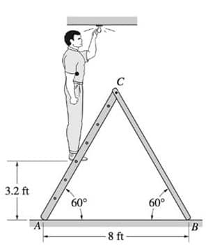 C
3.2 ft
60°
60°
A
8 ft
