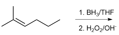 1. BH3/THF
2. H₂O₂/OH-