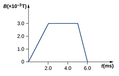 B(×10-³T)4
3.0
2.0-
1.0
0
2.0
4.0
6.0
t(ms)