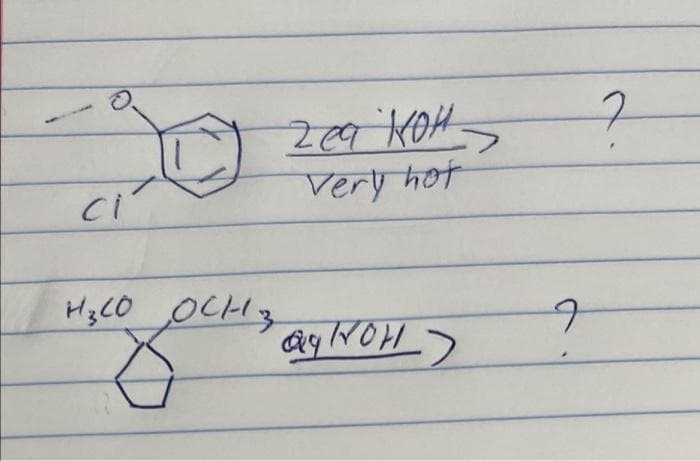 Zea KOH-
Very hot
Ci
H3CO OCH3
to
