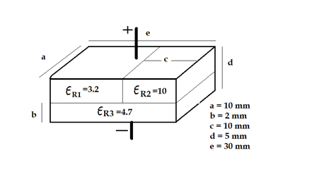 d
ErI
Er2=10
=3.2
a = 10 mm
ER3 =4.7
b =2 mm
c = 10 mm
d = 5 mm
e = 30 mm
b
