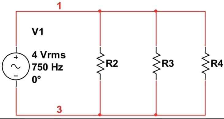 1
V1
4 Vrms
+
750 Hz
>R2
R3
R4
0°
3
