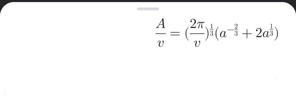A 2π
4 = (2²)(a +
υ
-) ³² (a− ² + 2a²³²)
