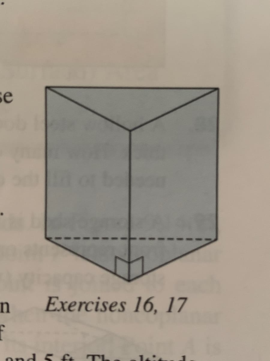 se
n
Exercises 16, 17
ond 5 ft Th
