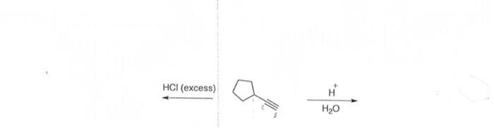 HCI (excess)
H
H₂O