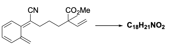 CN
CO₂Me
C18H21 NO2