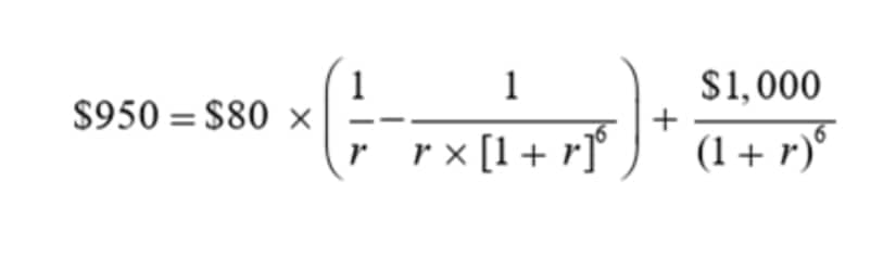 1
$1,000
$950 $80 ×
+
r_r × [1 + r]б
(1 + r)