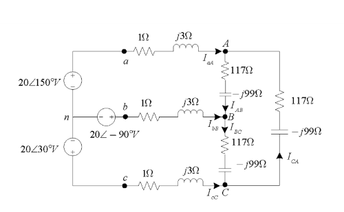 152
j32
at
1172
202150°V
-1992
j32
1172
AB
in
202 - 90°V
-j992
BC
1172
20230°V
- 1992
