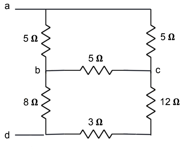 a
5Ω
5Ω
b
12 2
d
