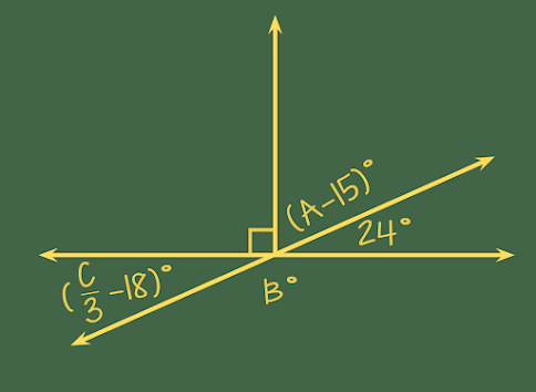 (A-15)°
24°
(-18)
