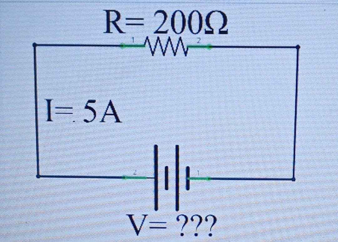R= 2002
I= 5A
V= ???
