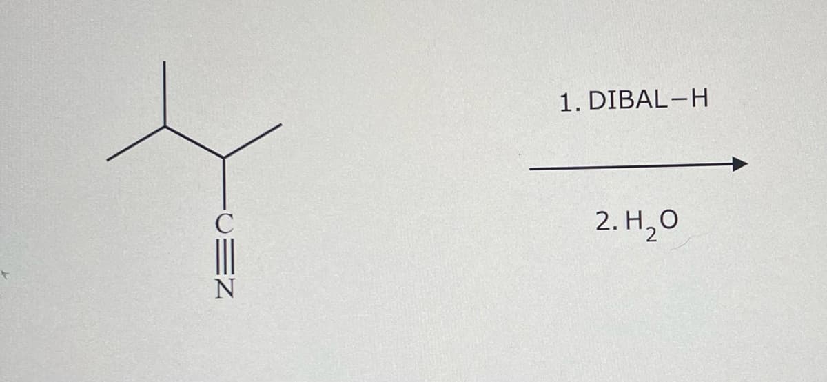 CEZ
1. DIBAL-H
2. H₂O