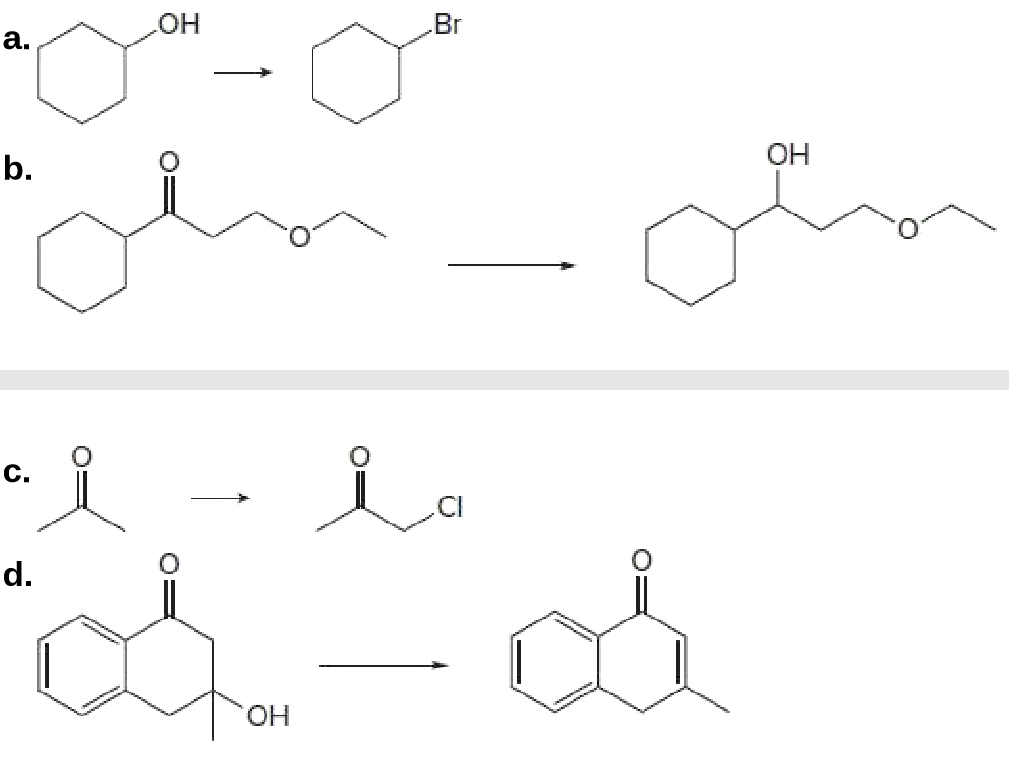 Br
a.
OH
b.
C.
d.
HO.

